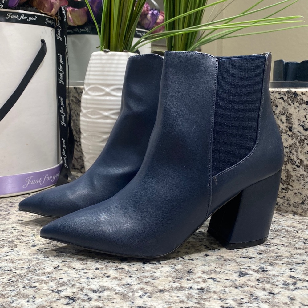 Navy Blue boots From Miss Lola